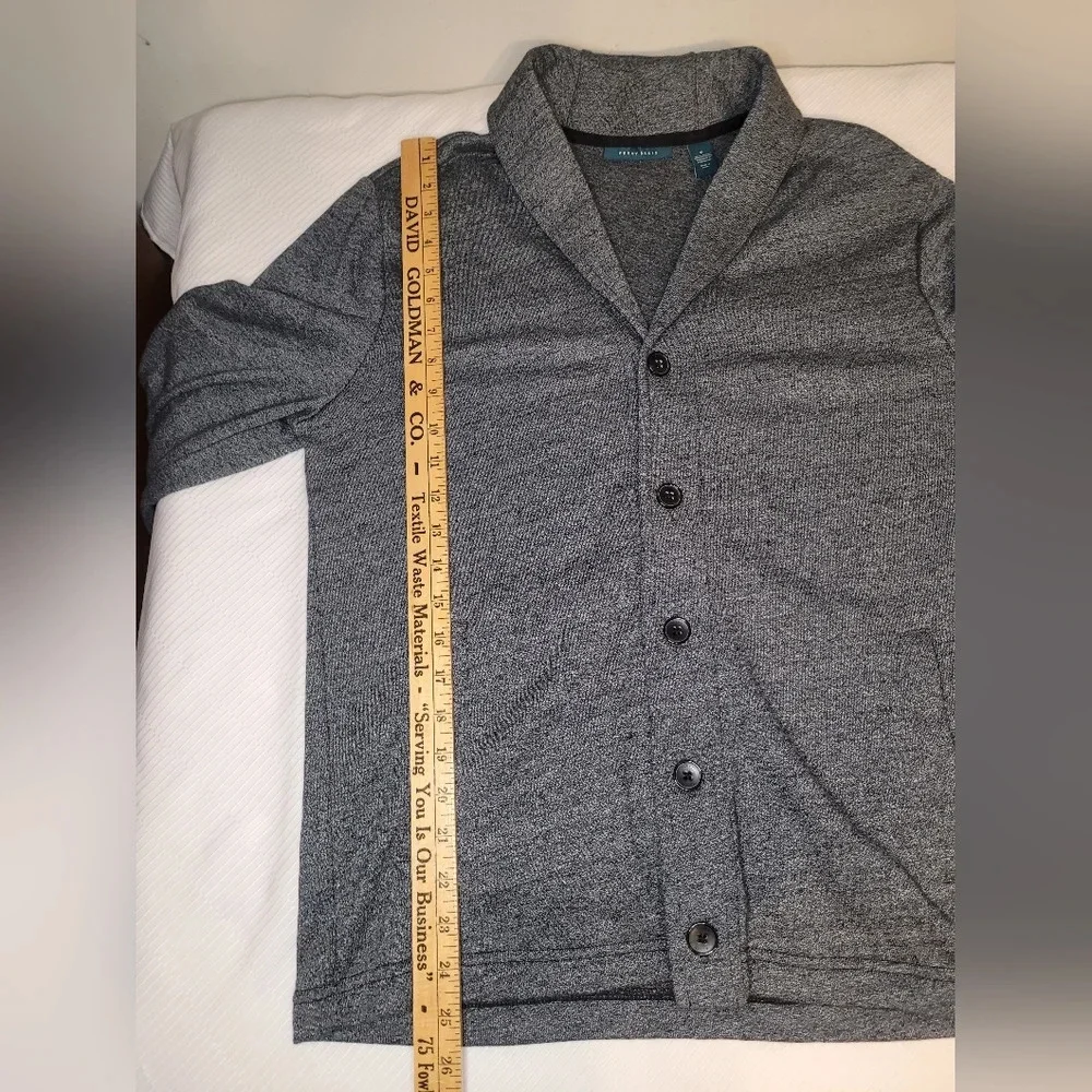 Perry Ellis Cotton Blend Button Down Cardigan sz S